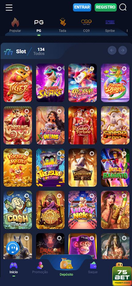 Prêmios Jogos 75bet.com